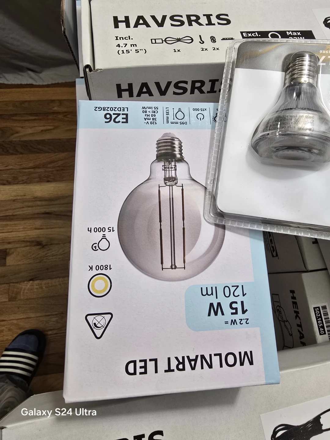 IKEA Hektar, Molnart, Havsris LED Bulbs and Fixtures - photo 4