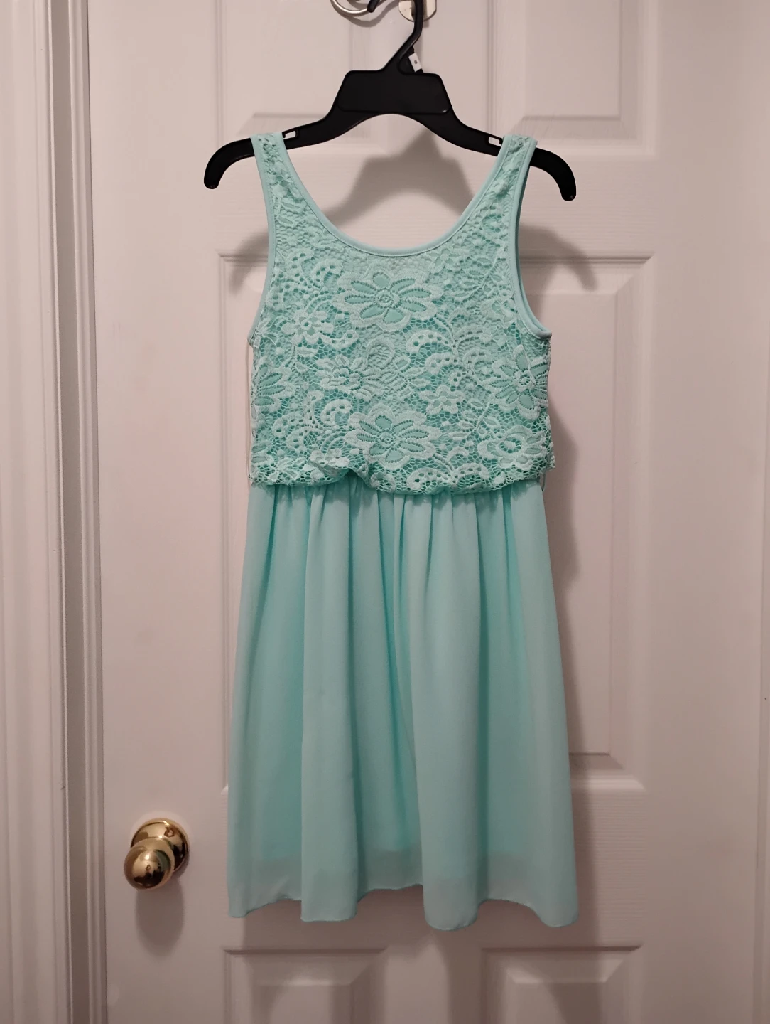 Aqua Lace dress