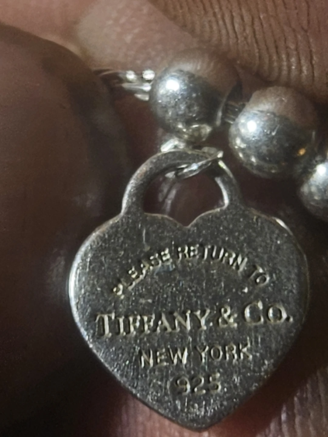 Tiffany & Co. Sterling Silver Heart Tag Bracelet - photo 5