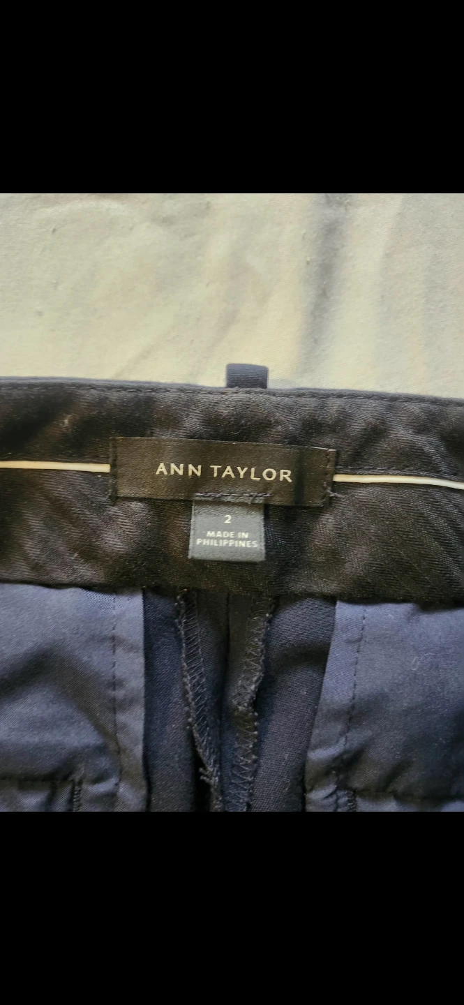 Ann Taylor Navy Blue Dress Pants - photo 2