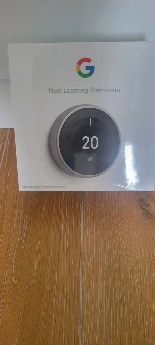Google Nest Learning Thermostat - Stainless Steel