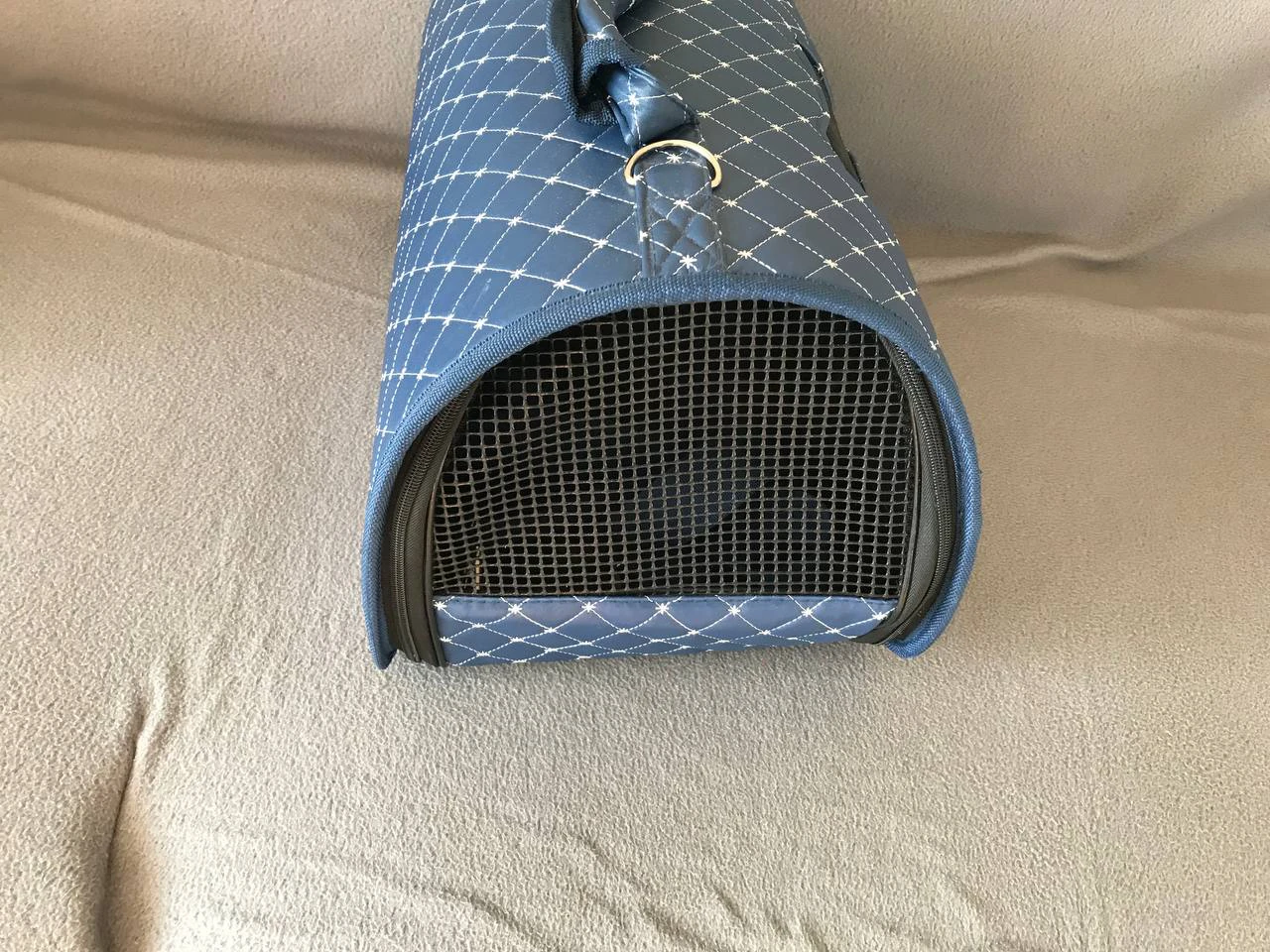 Blue Quilted Pet Carrier - photo 5