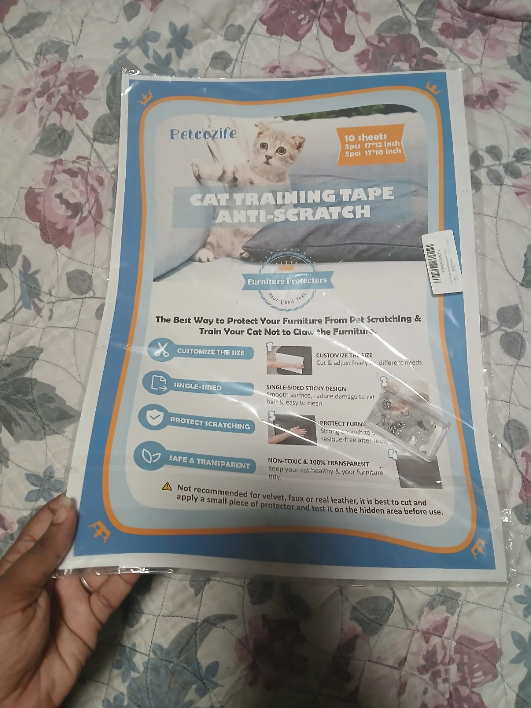 Petcozife Cat Training Tape Anti-Scratte Sheets