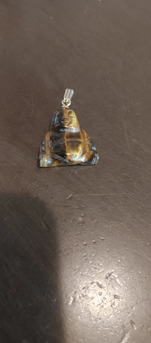Tigereye Buddha Pendant