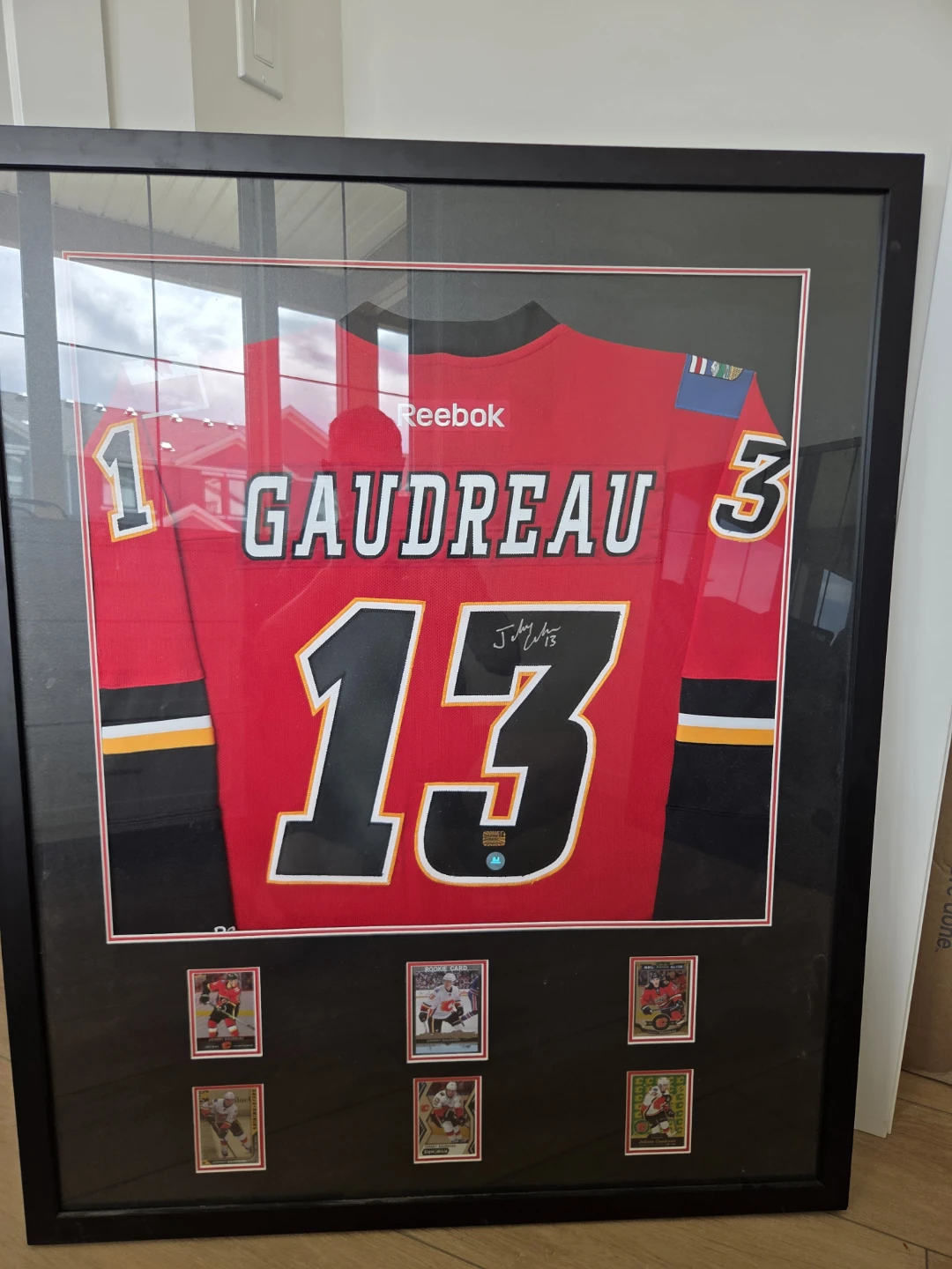 Johnny Gaudreau Authentic Signed Calgary Flames Jersey With COA
