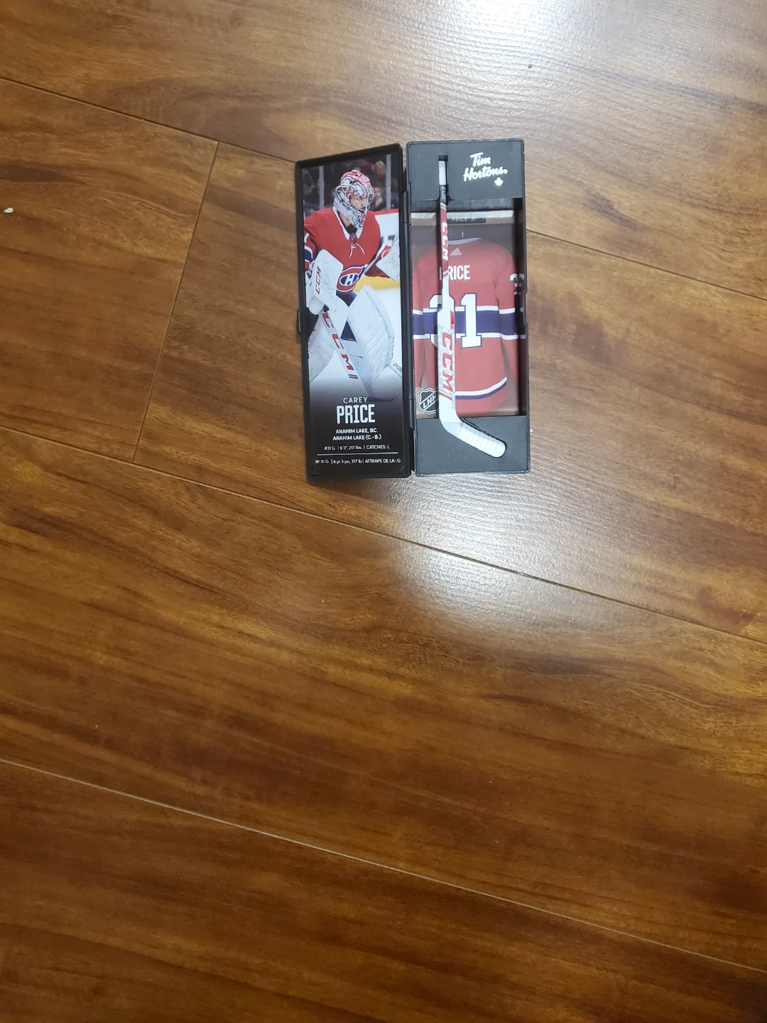 Tim Hortons Carey Price Hockey Mini Stick and Jersey Set