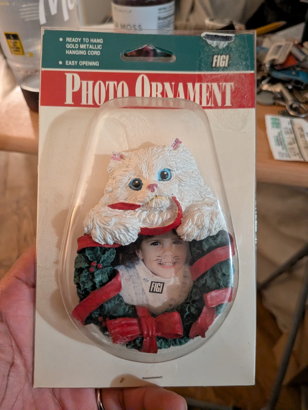 FIGI Photo Ornament - Cat Design