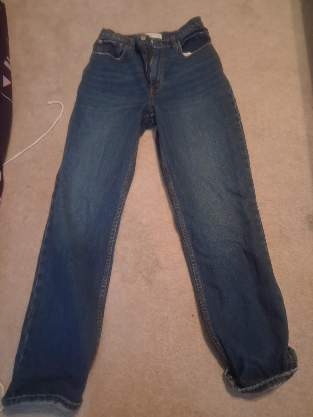 Abercrombie & Fitch The '90s Straight Ultra High Rise Jeans