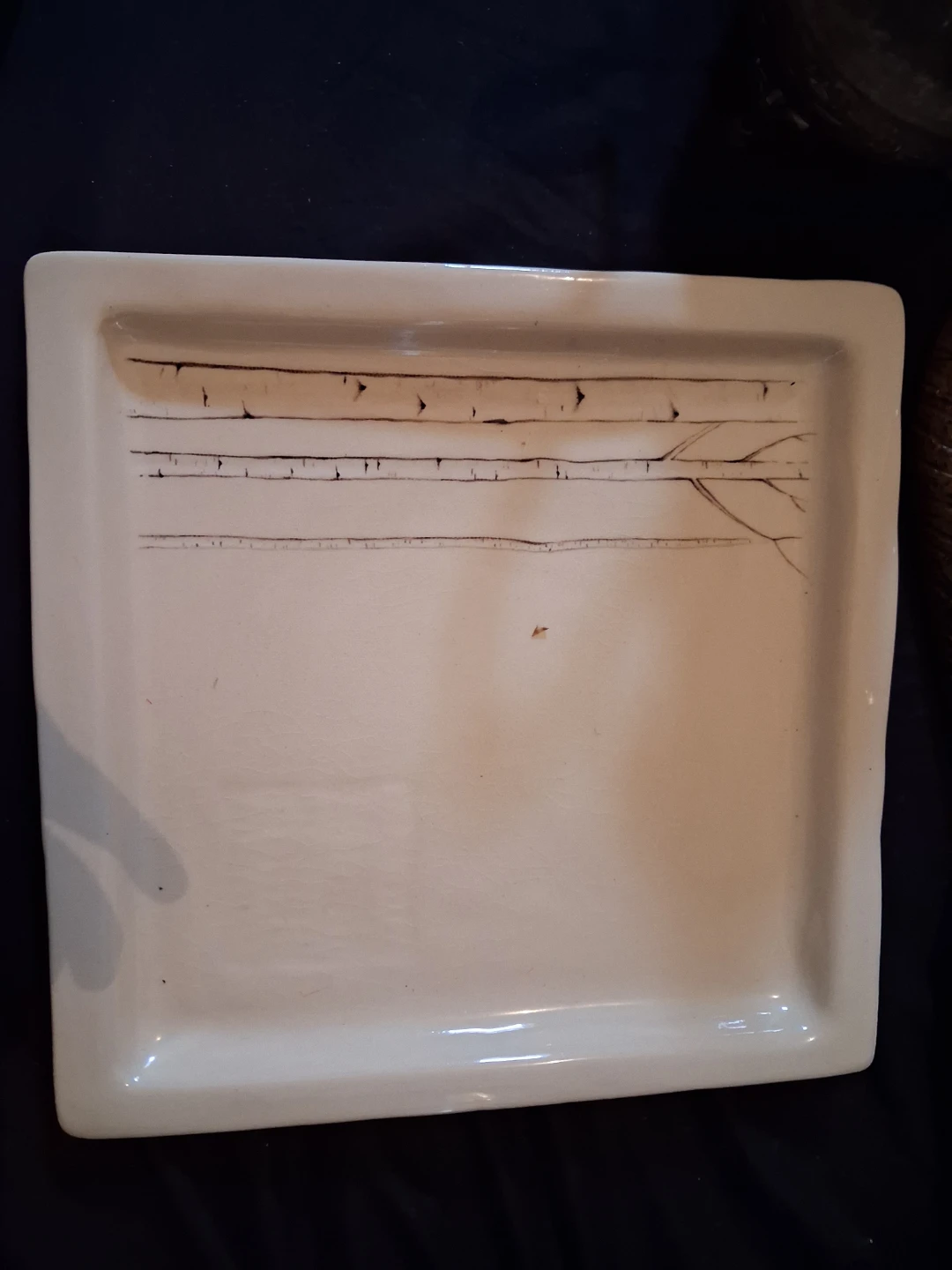 Set of 2 Maple Leaf Serving Platters - photo 2