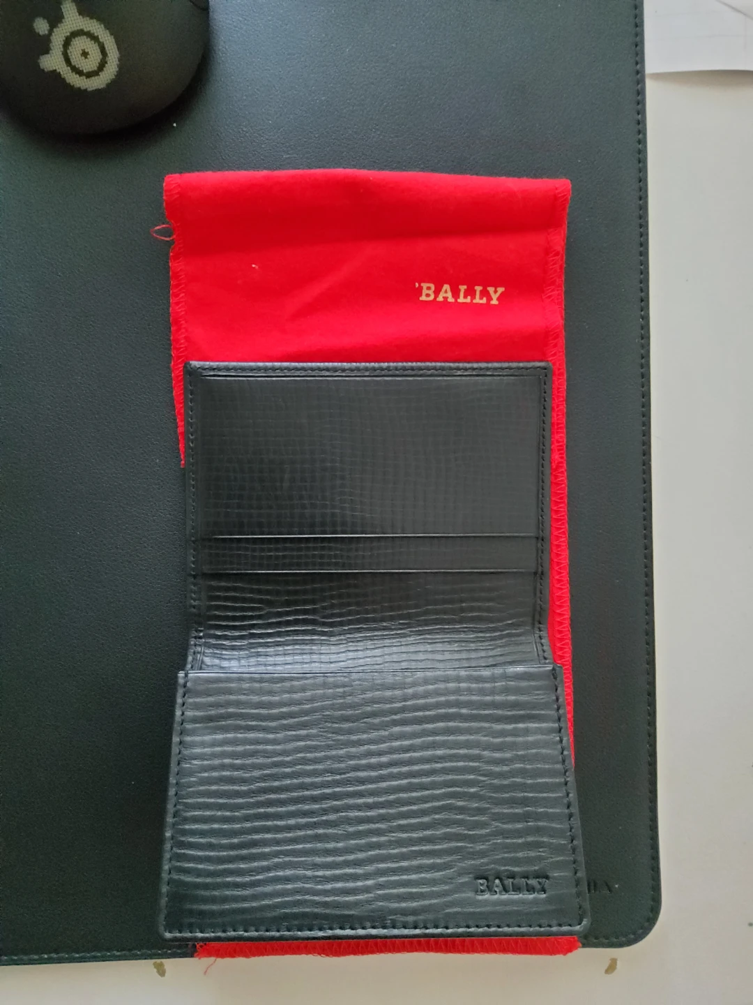 Bally Black Leather Card Holder - photo 2
