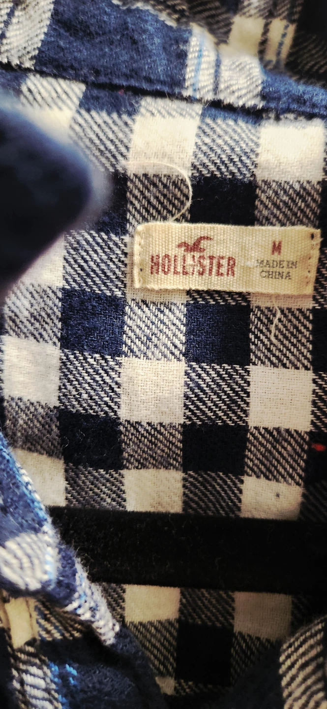 Hollister Mens Plaid flannel shirt - photo 3