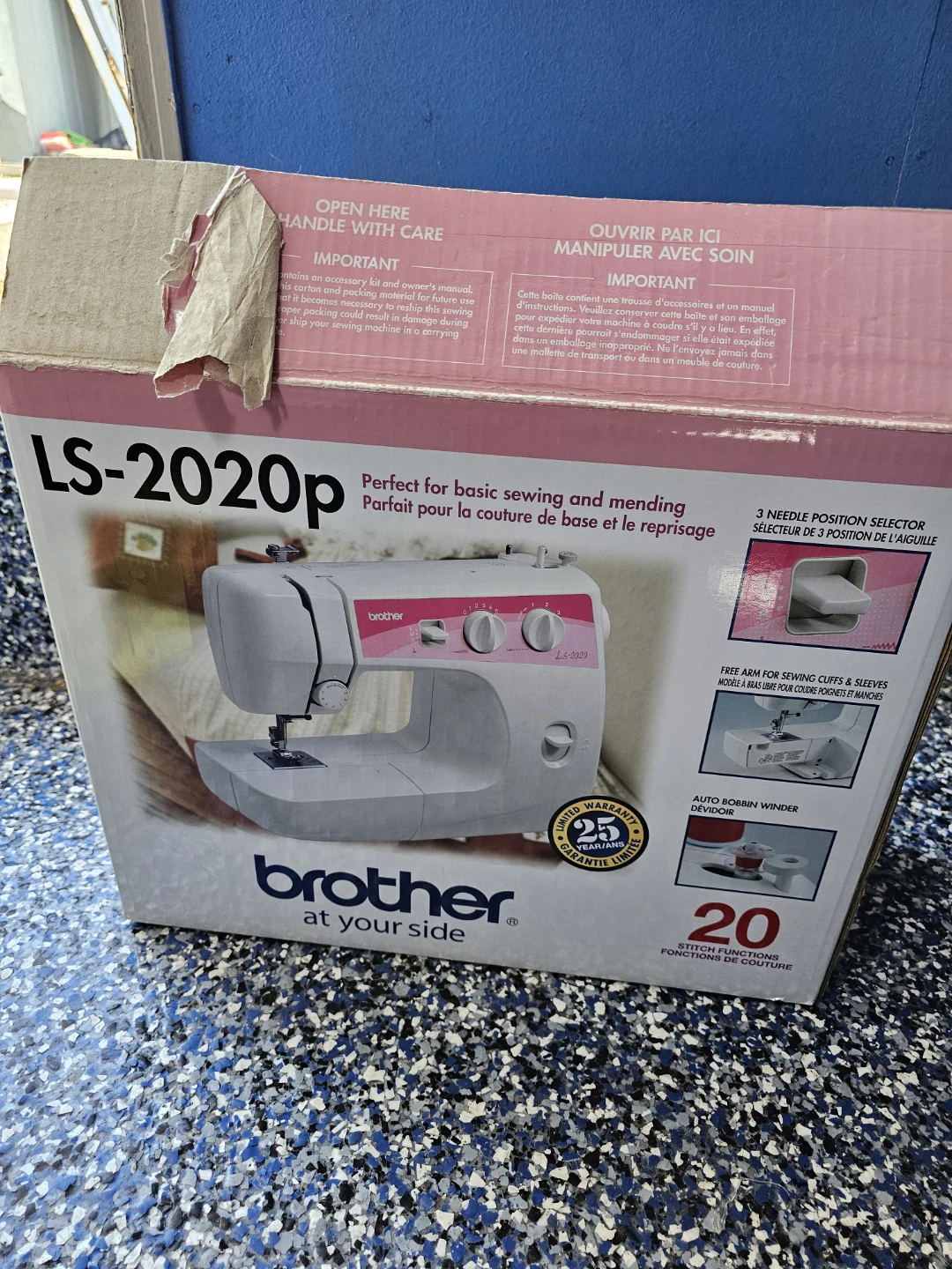 BROTHER SEWING MACHINE MODEL LS2020P