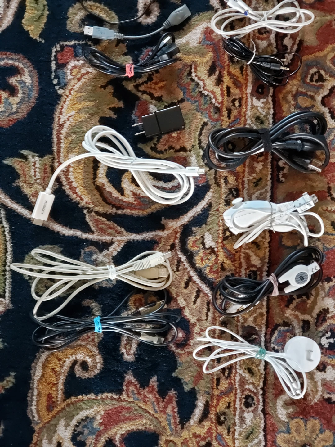Apple TV and Assorted Cables