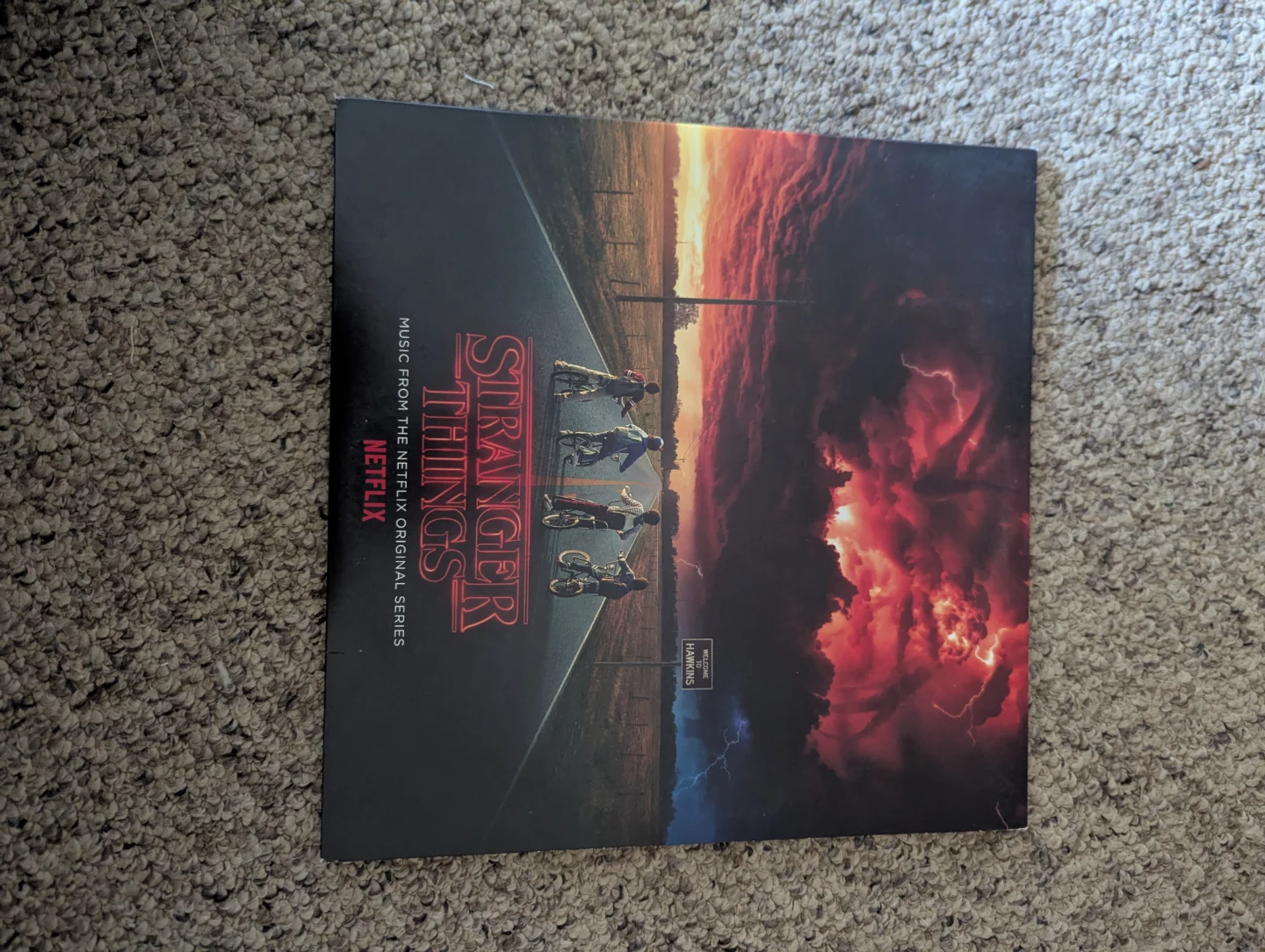 Stranger things sound track on vinyl