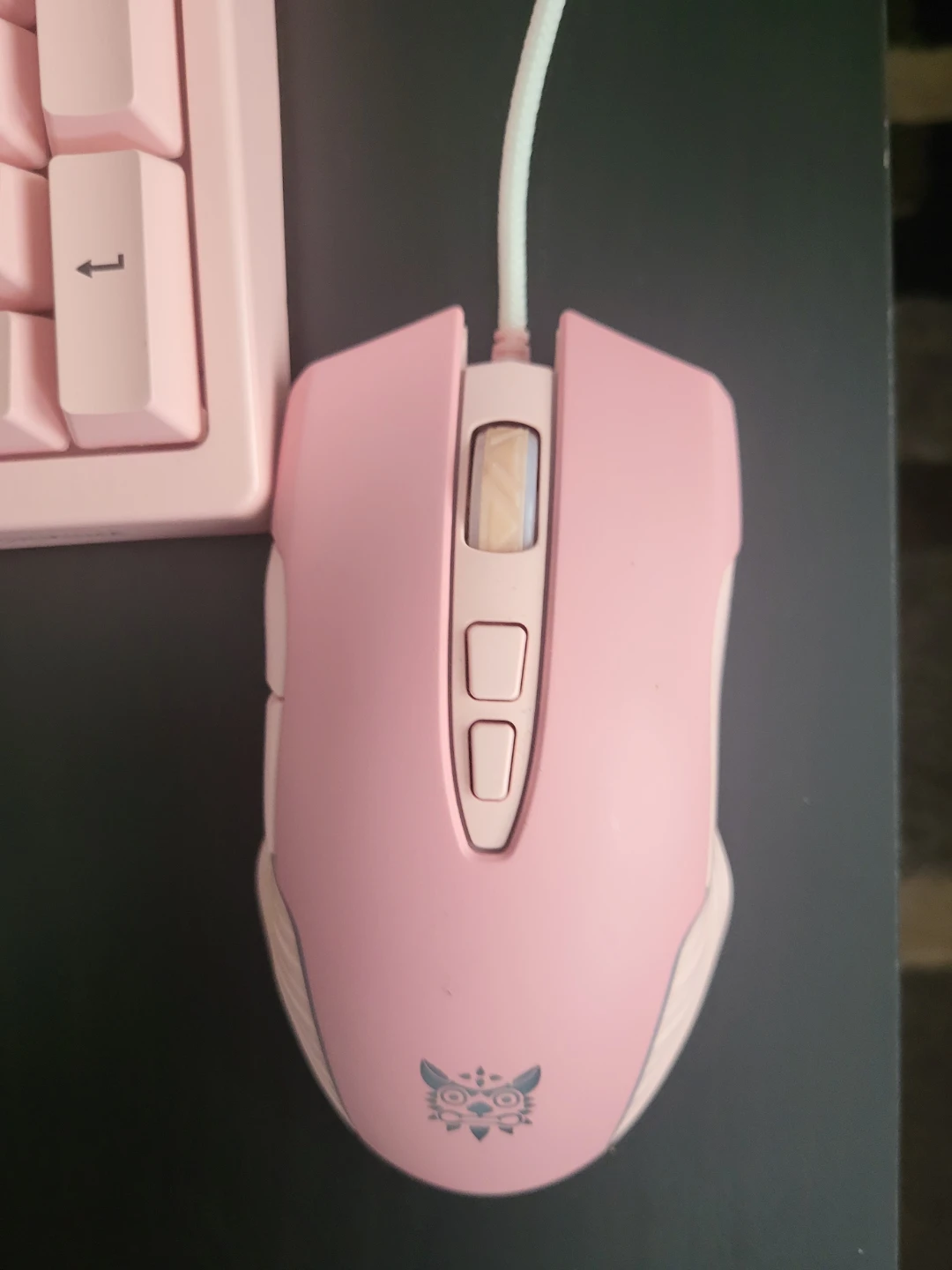Pink Wired Keyboard and Mouse Combo - photo 2