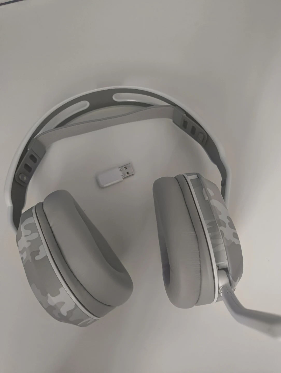 Grey Camo Wireless Gaming Headset