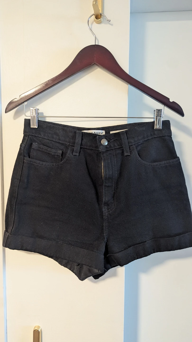 American Apparel The High Waisted Cuff Short