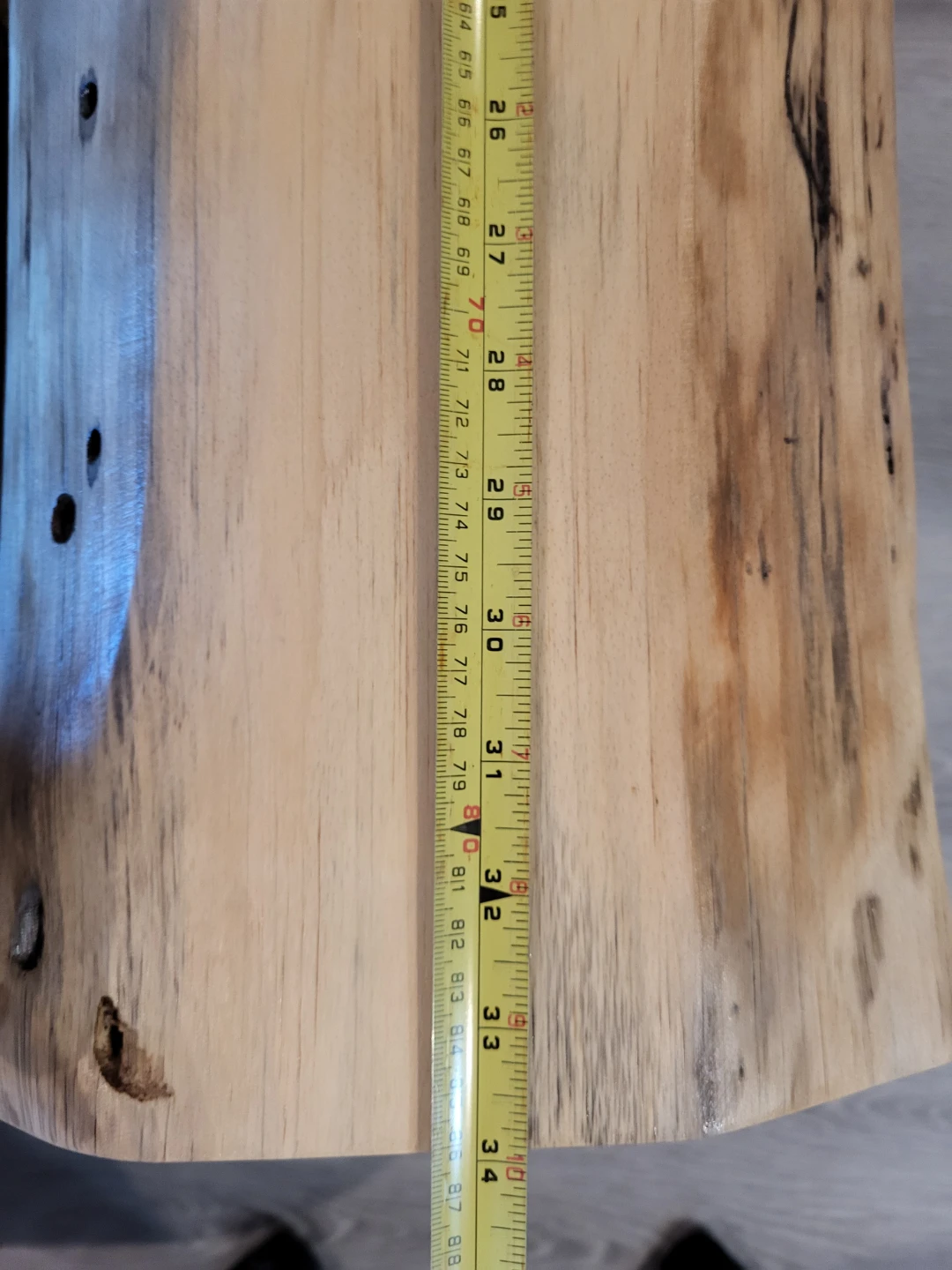 Live Edge Wooden Bench - photo 3