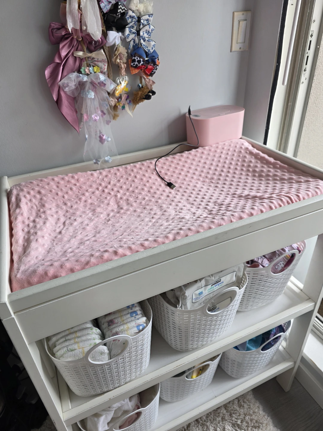 Baby changing table with accessories - photo 4