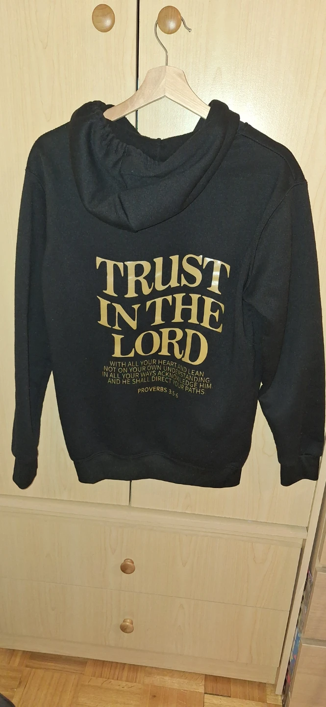 Black Hoodie - Trust in the Lord Size Small - photo 2