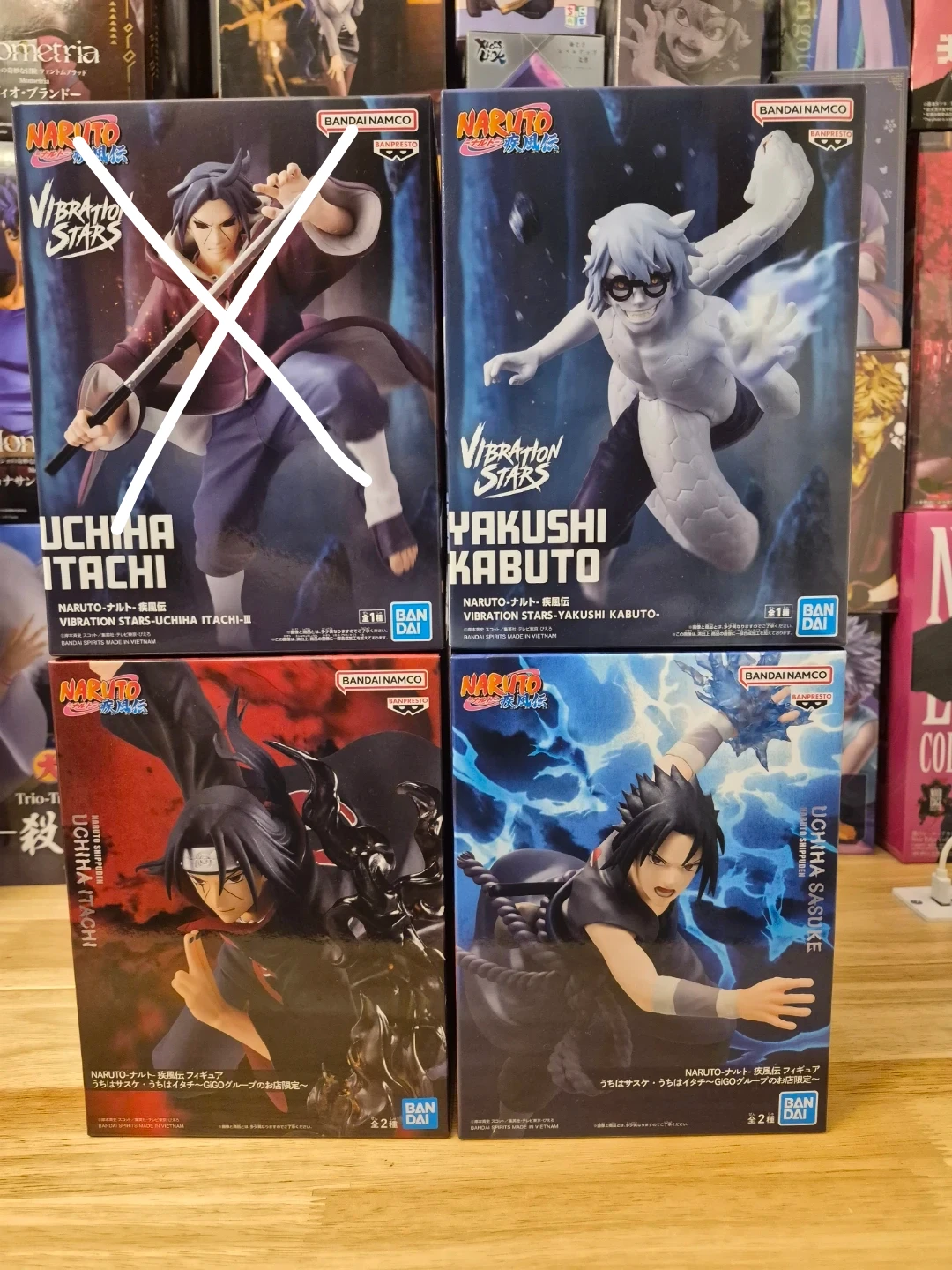 Naruto figures