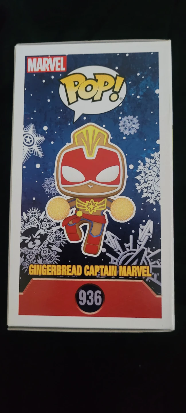 Funko Pop! Marvel Gingerbread Captain Marvel #936 - photo 4