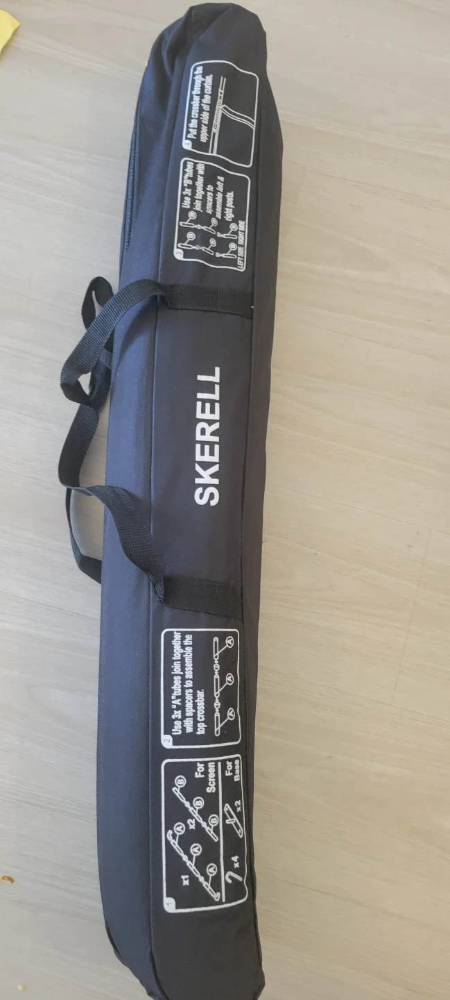 SKERELL 120 inch Portable Projector Screen with Stand