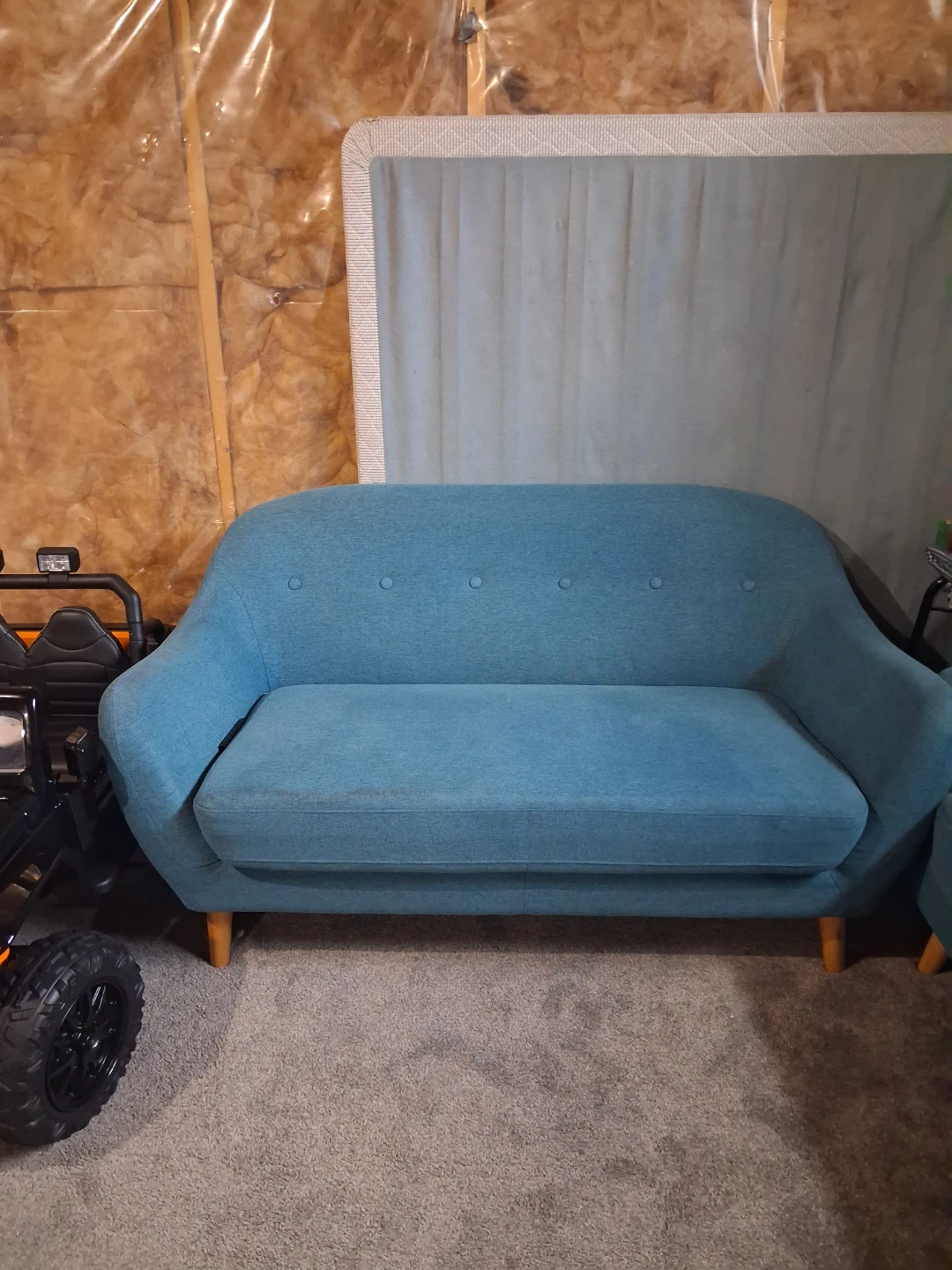 Blue two and 3 seater sofa for sale - photo 3