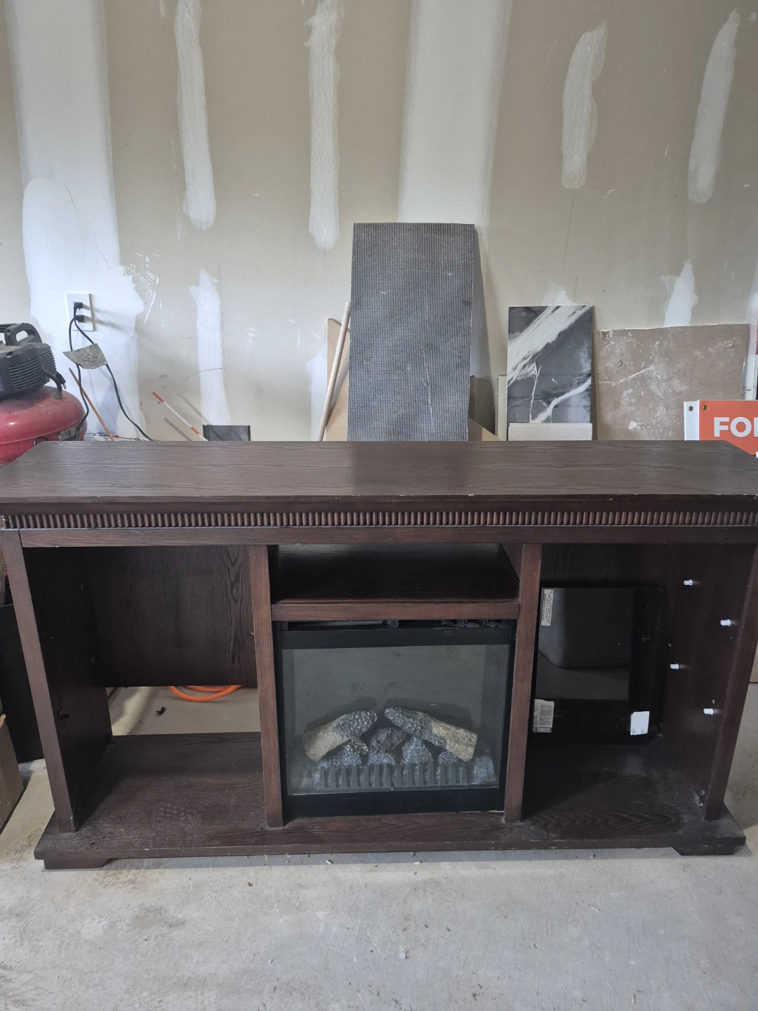 Hardwood Electric Fireplace