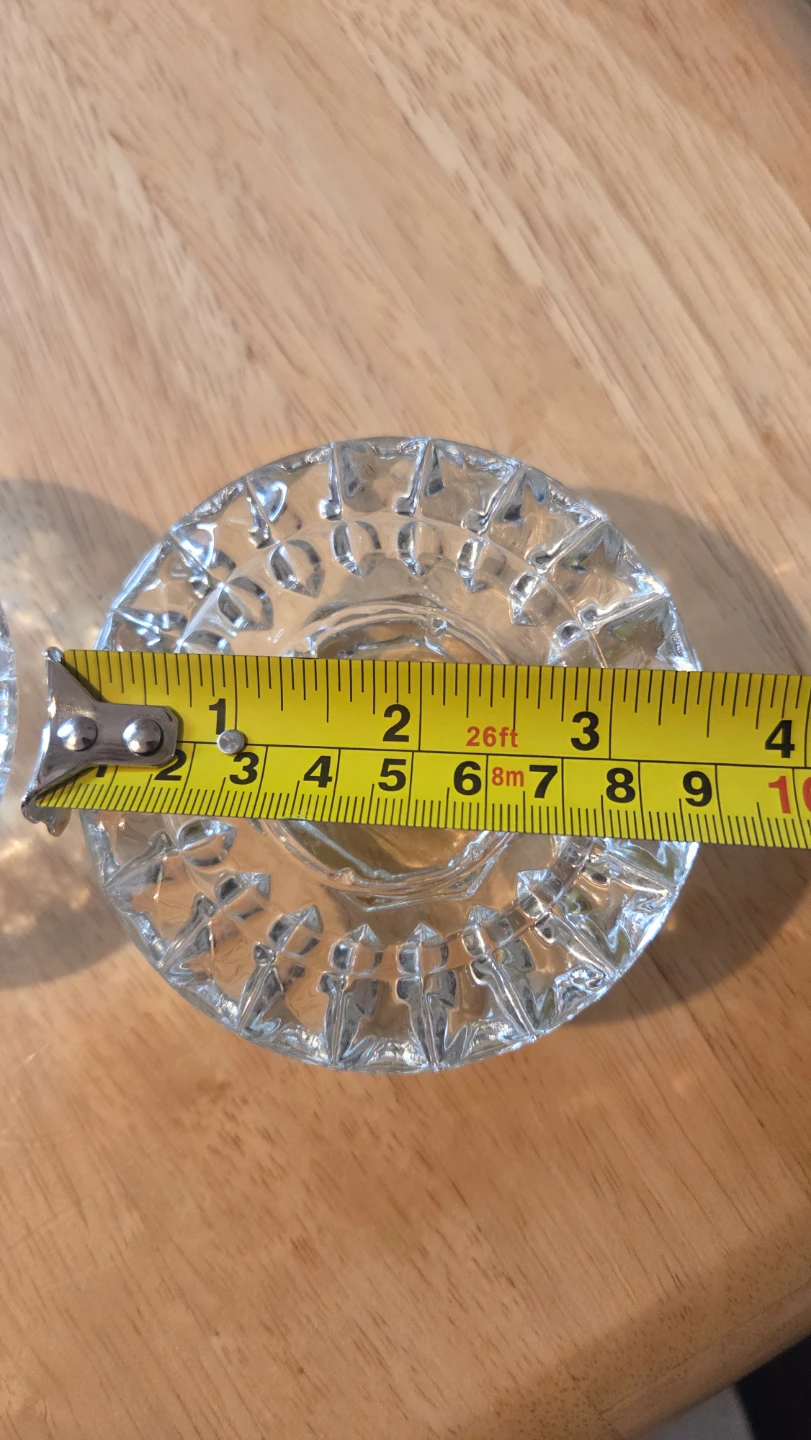 Vintage Glass Votive Candle Holders Set - photo 4
