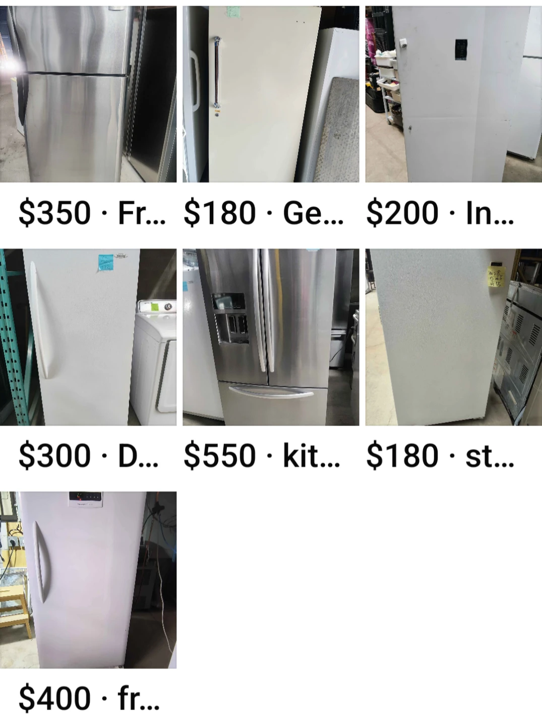 used stove /fridge/washer/dryer - photo 3