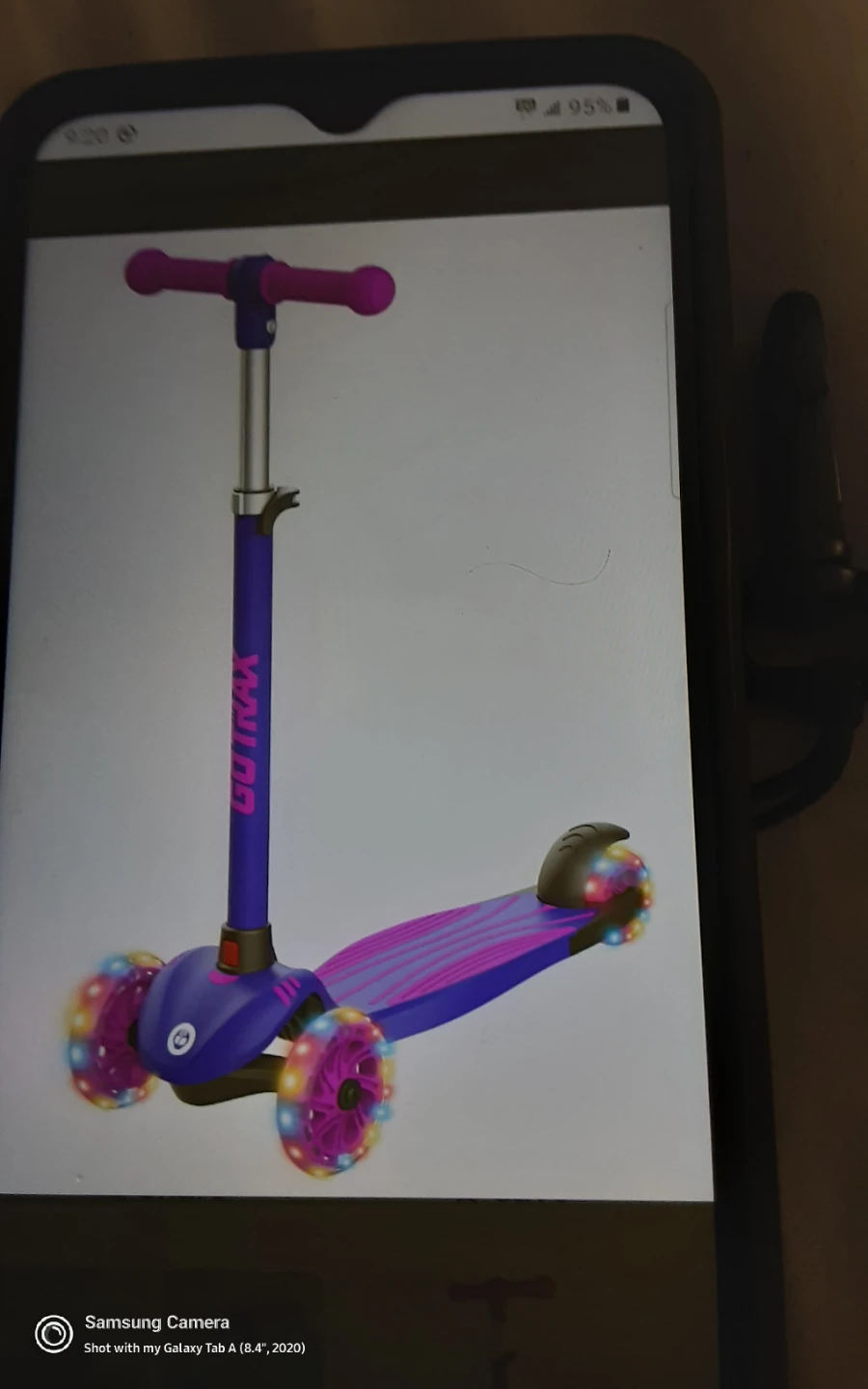 GOTRAX Kids 3-Wheel Scooter with Lights