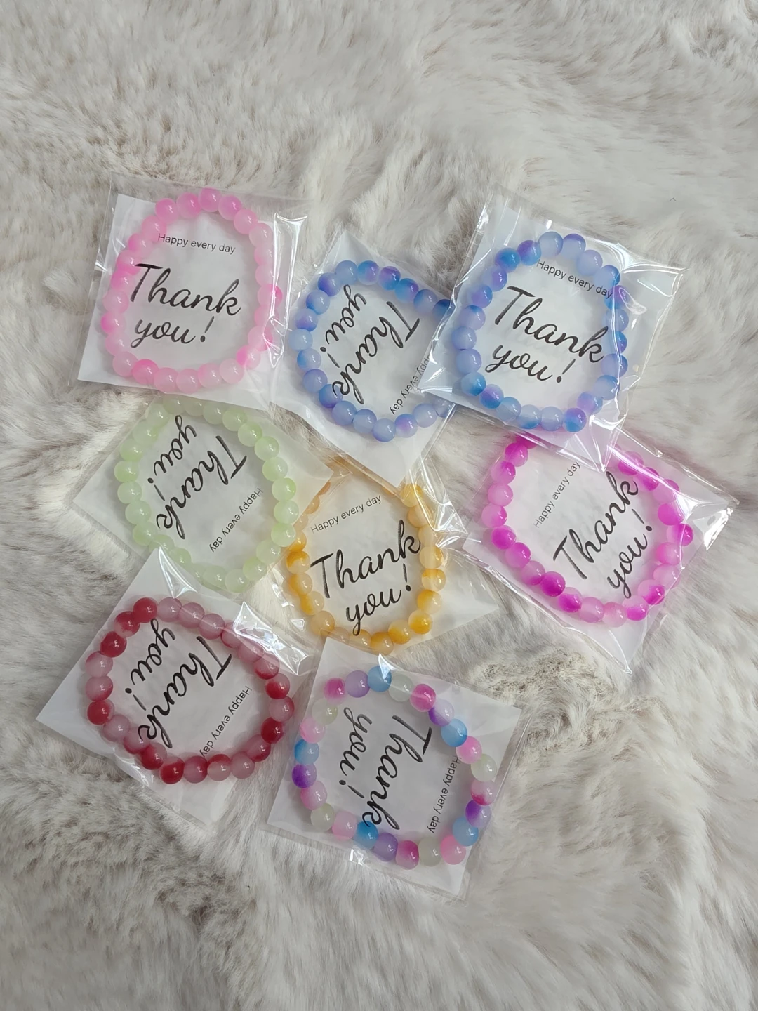 Trendy Glass Beaded Bracelets