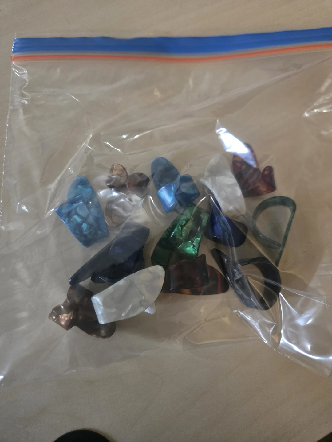 Assorted Guitar Finger and Thumb Picks