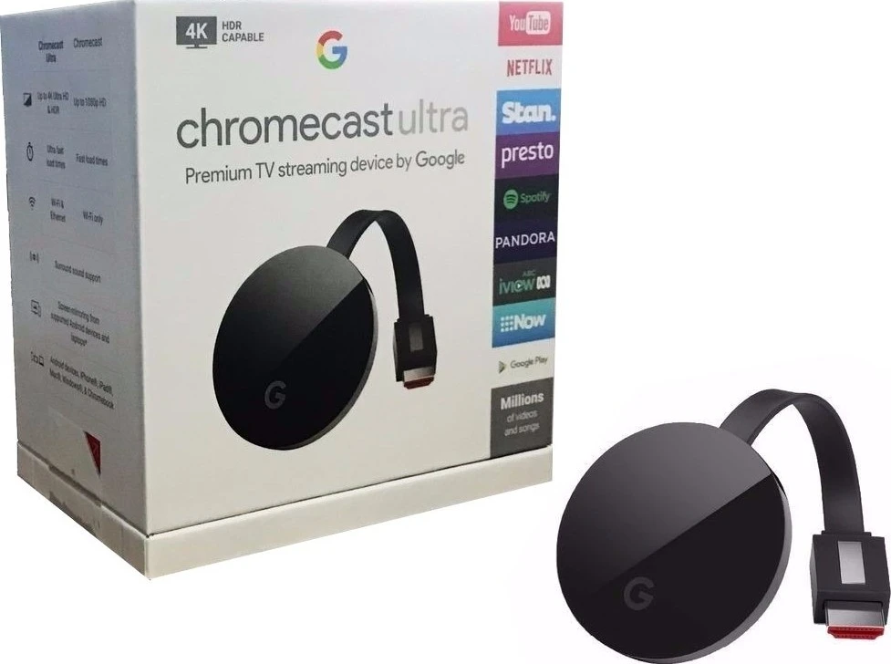 Google Chromecast Ultra 4K HDR Streaming Device - photo 2