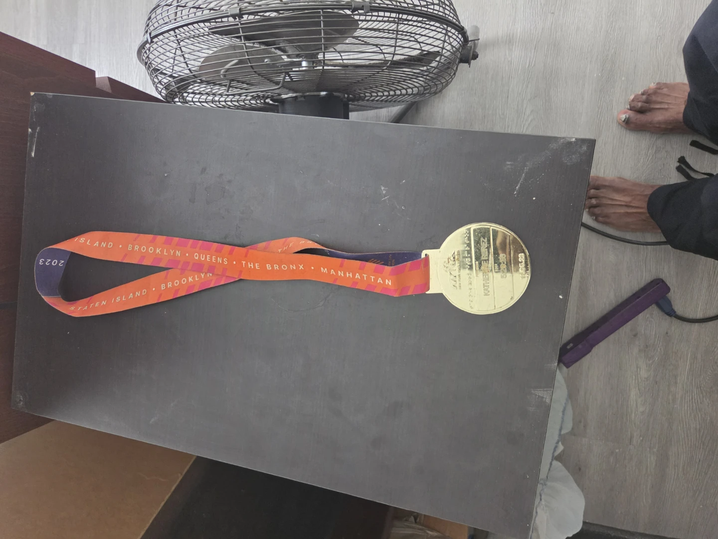 TCS New York City Marathon 2023 Medal - photo 3