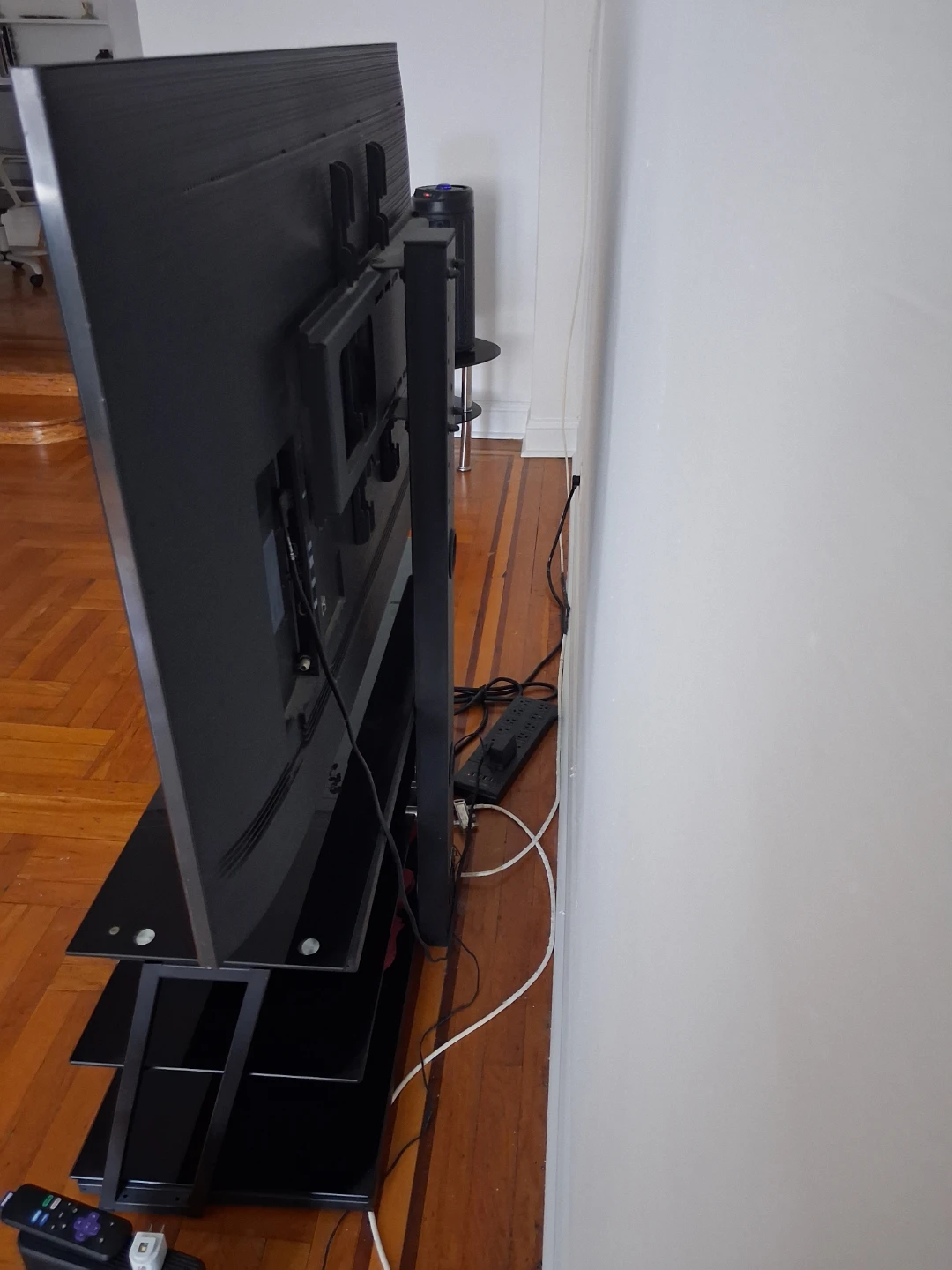 65" Samsung plasma /Black Glass TV Stand - photo 3