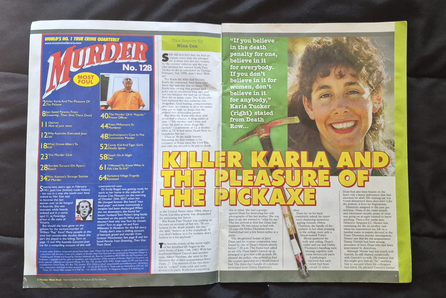 Murder Most Foul Magazine - photo 2