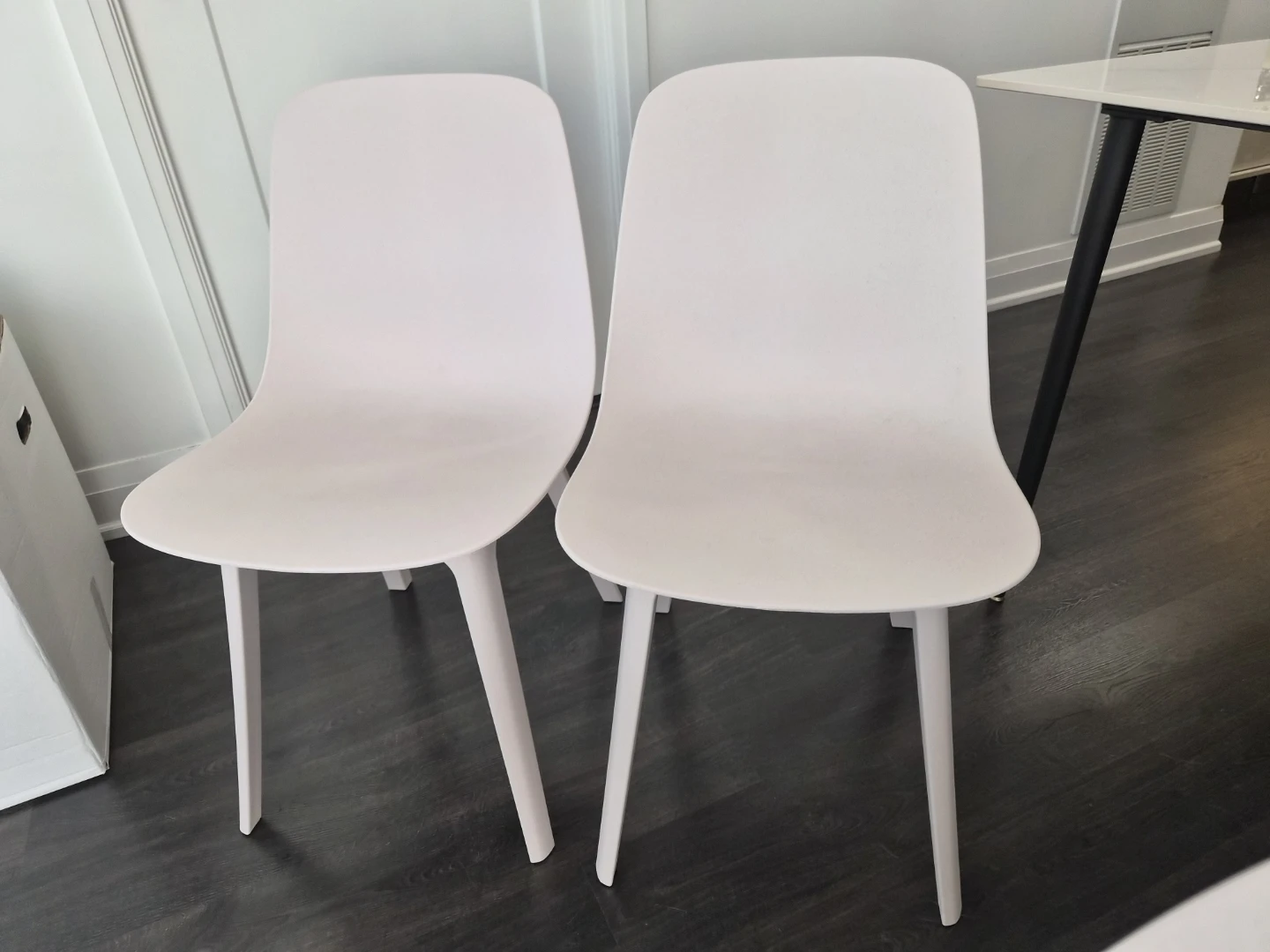 Set of 2 ODGER Chair - Beige Dining Chairs
