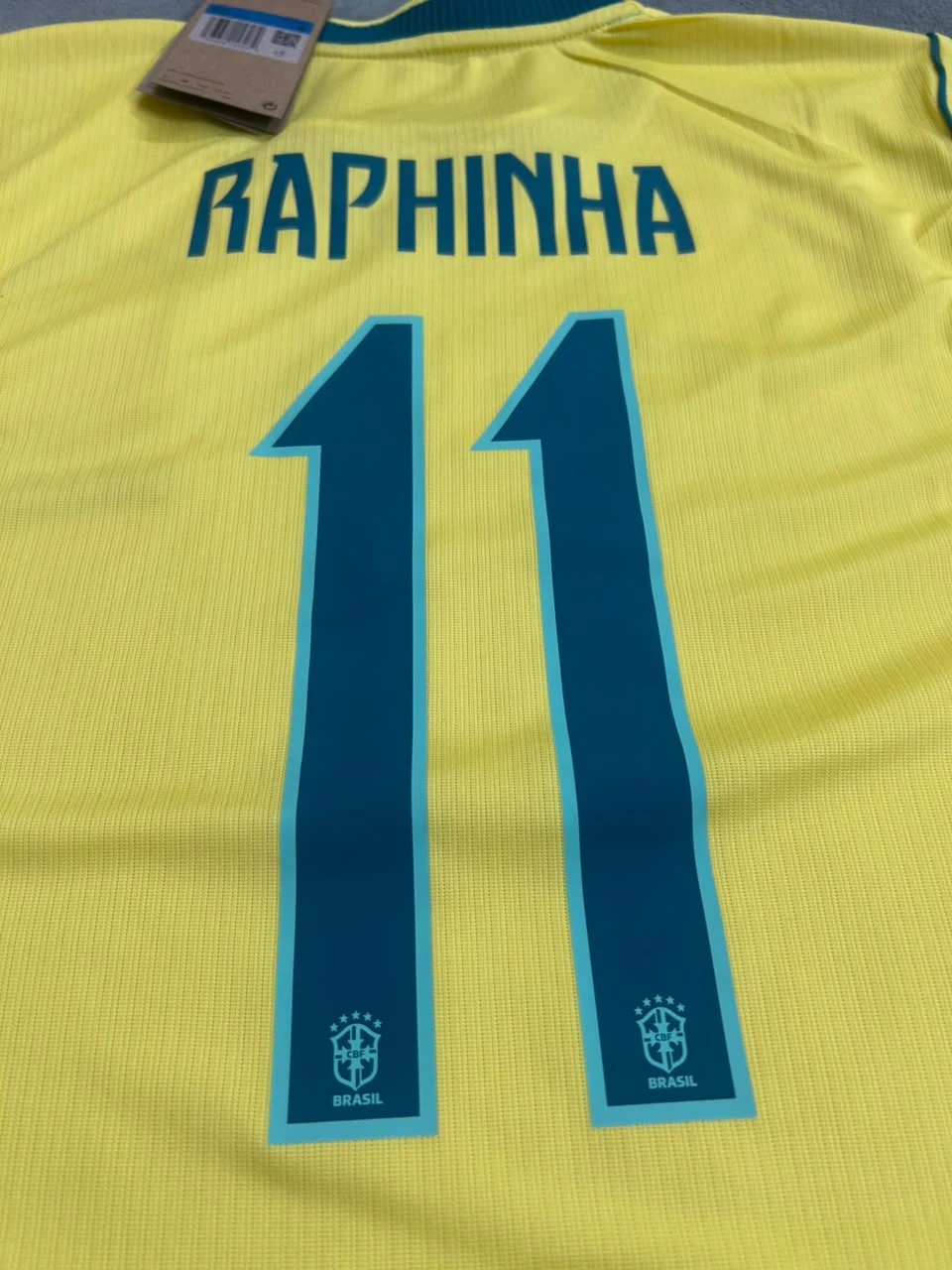 Brazil 2026 World Cup Soccer Jersey - Raphinha #11