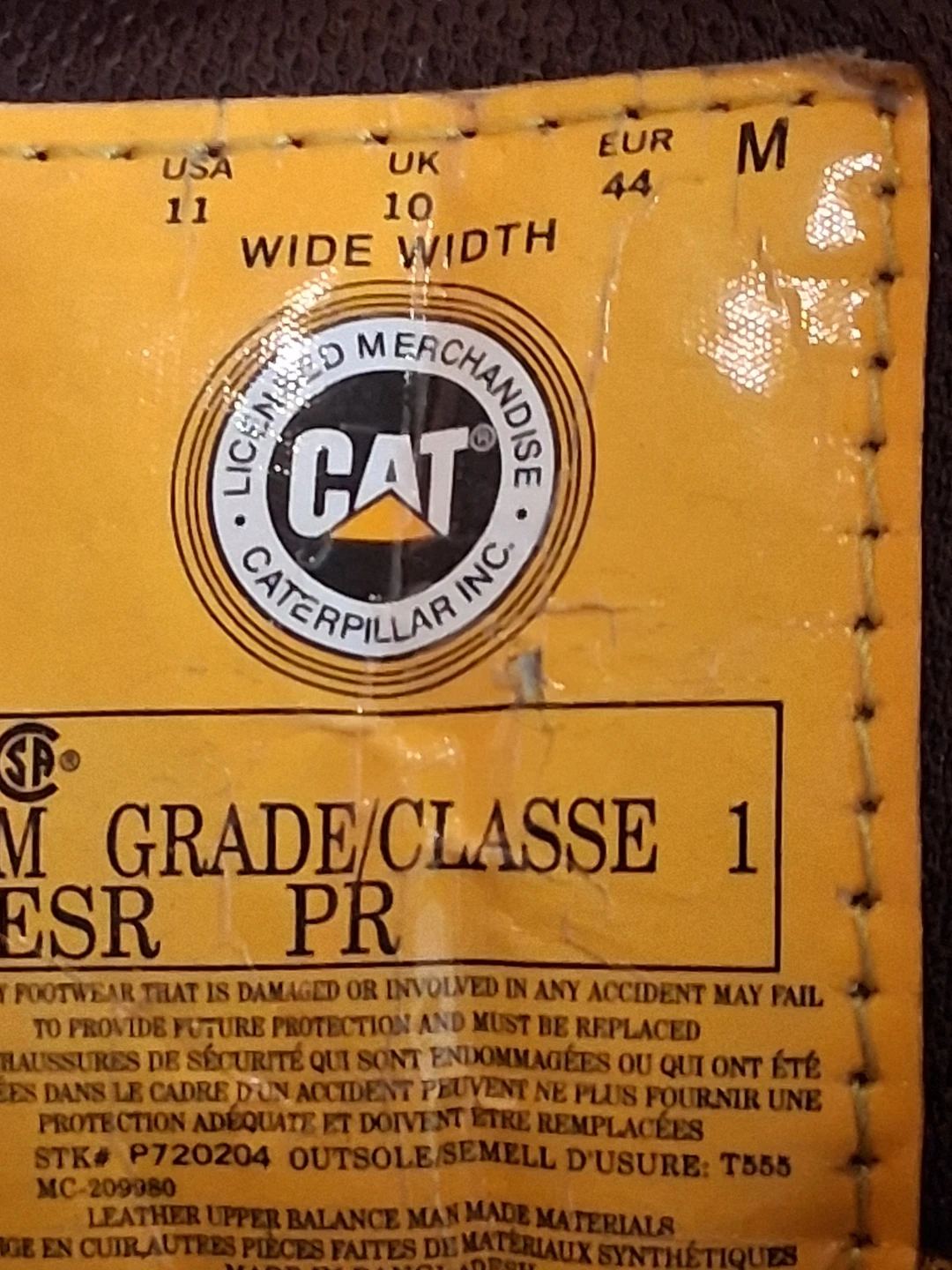 CAT Waterproof Composite Toe Work Boots size 11 - photo 5