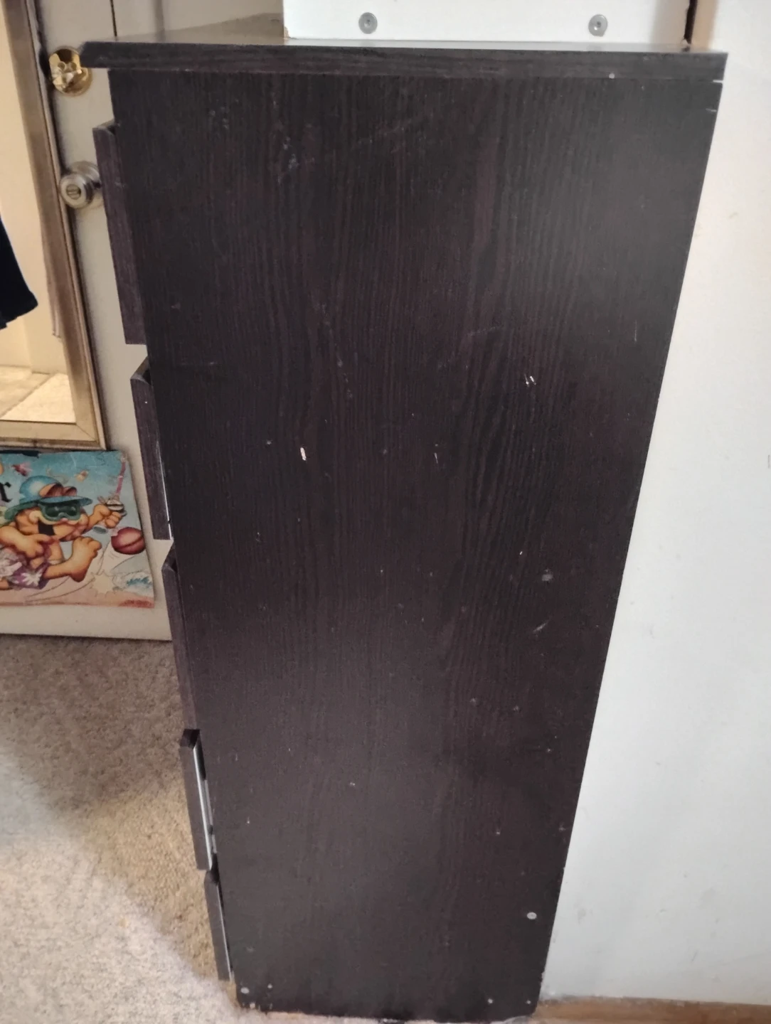 Dark Wood 5-Drawer Dresser - photo 2