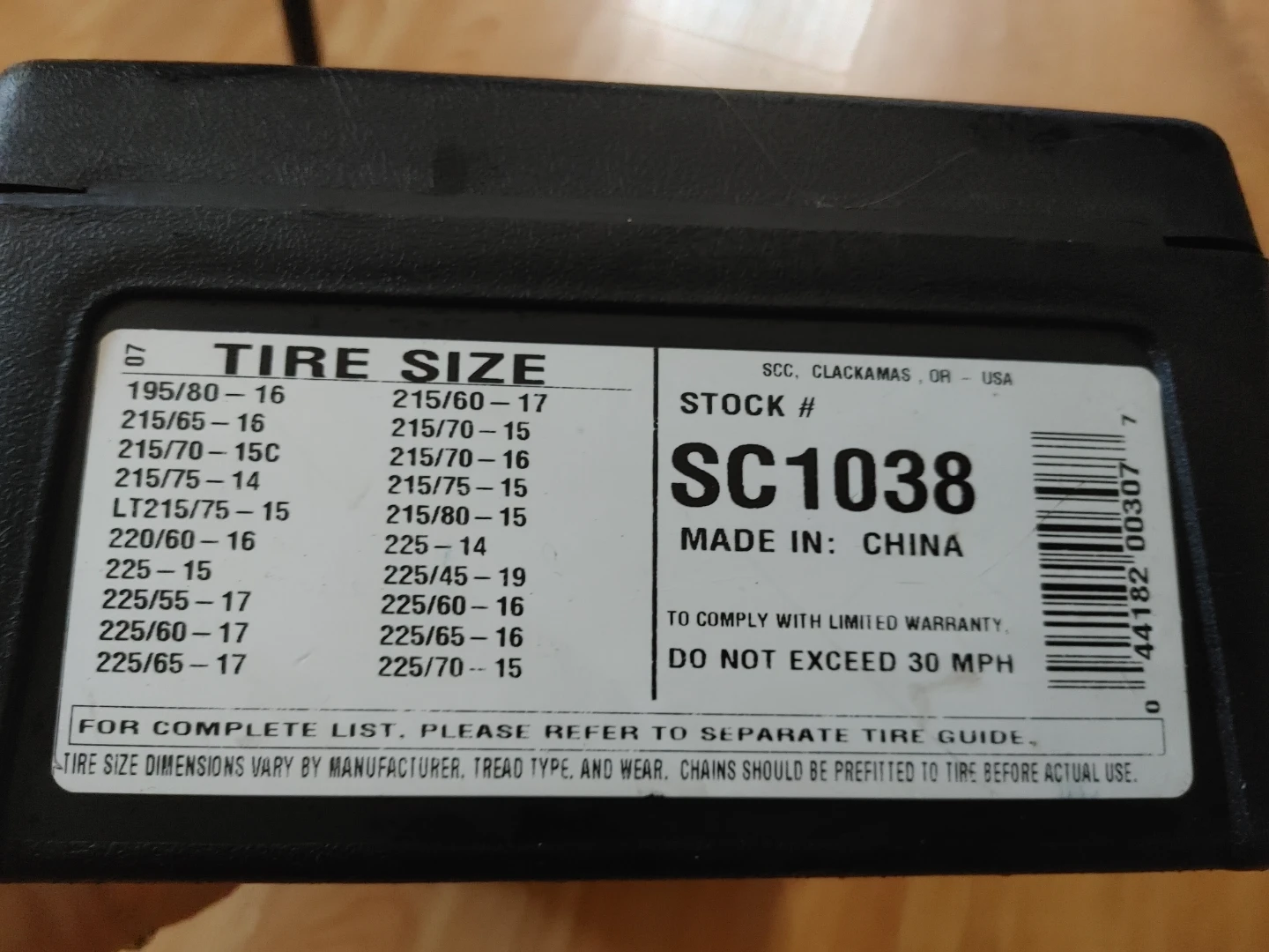 SCC Radial Chain SC1038 New - photo 4