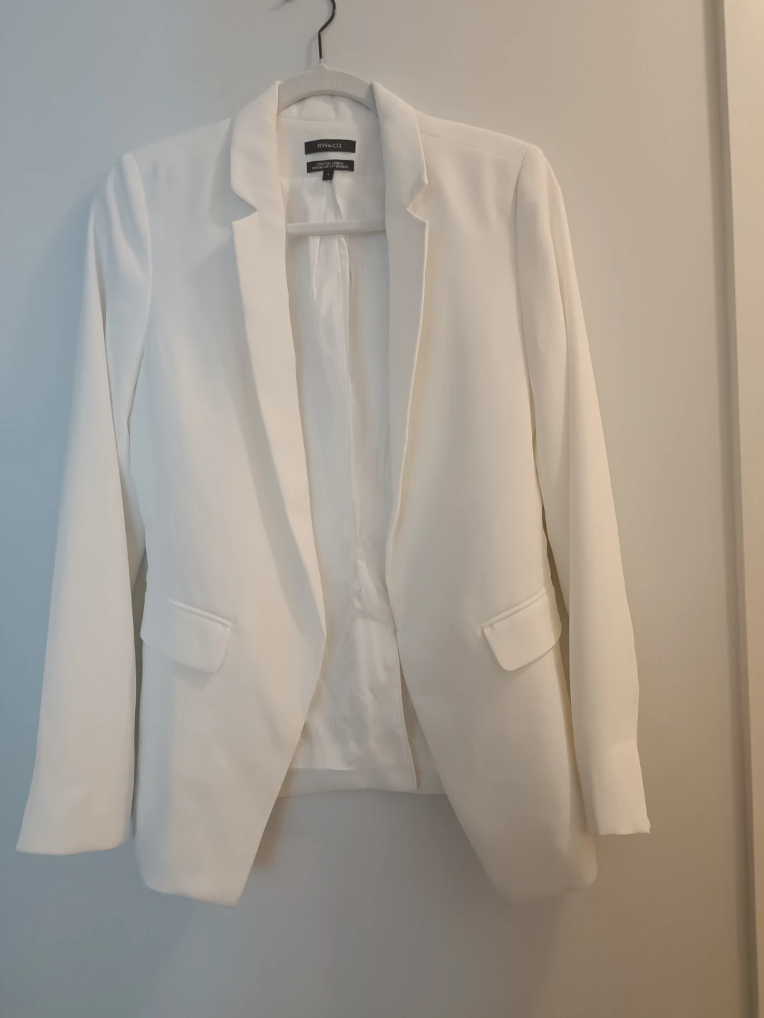 RW&CO. White Blazer - Size 4