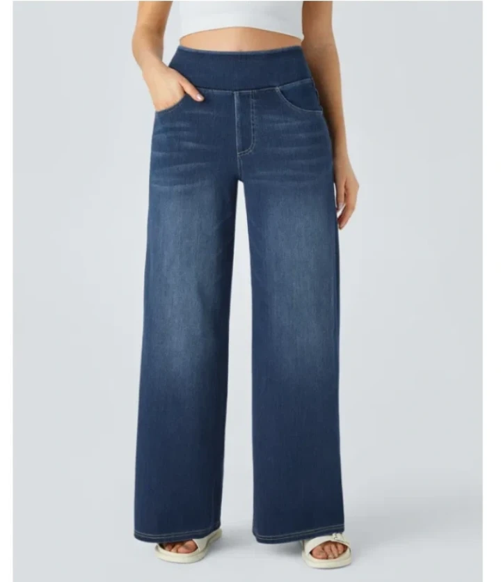 Halara Wide Leg Denim Jeans