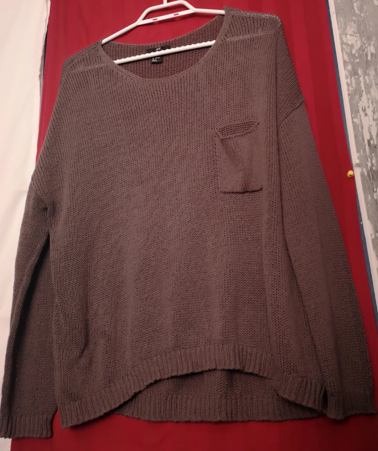 H&M Knit Sweater with Pocket - Size L - photo 3