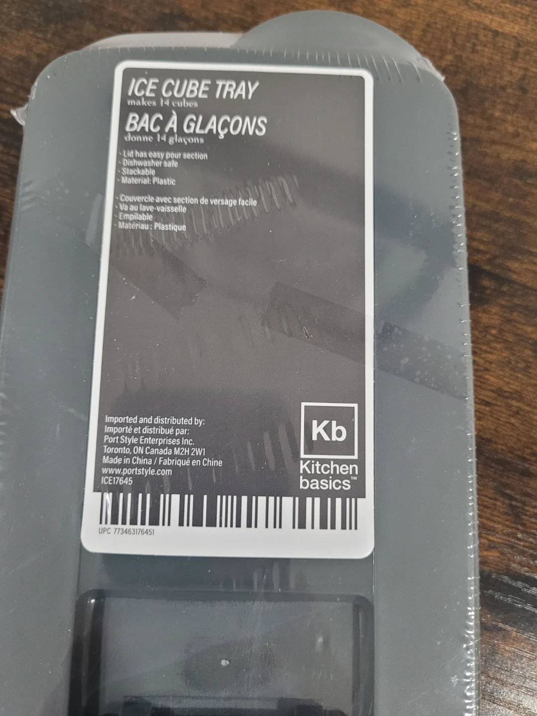 Kitchen Basics Stackable Ice Cube Tray with Lid - photo 2