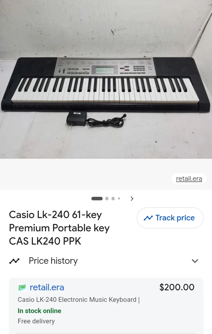 Casio LH-240 Portable Keyboard - photo 3