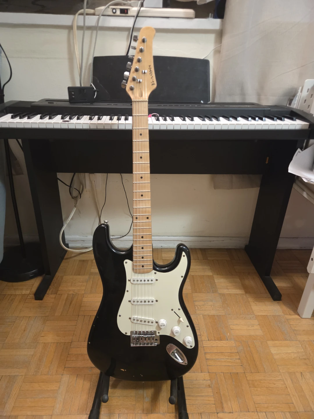 Blackdog stratocaster guitar