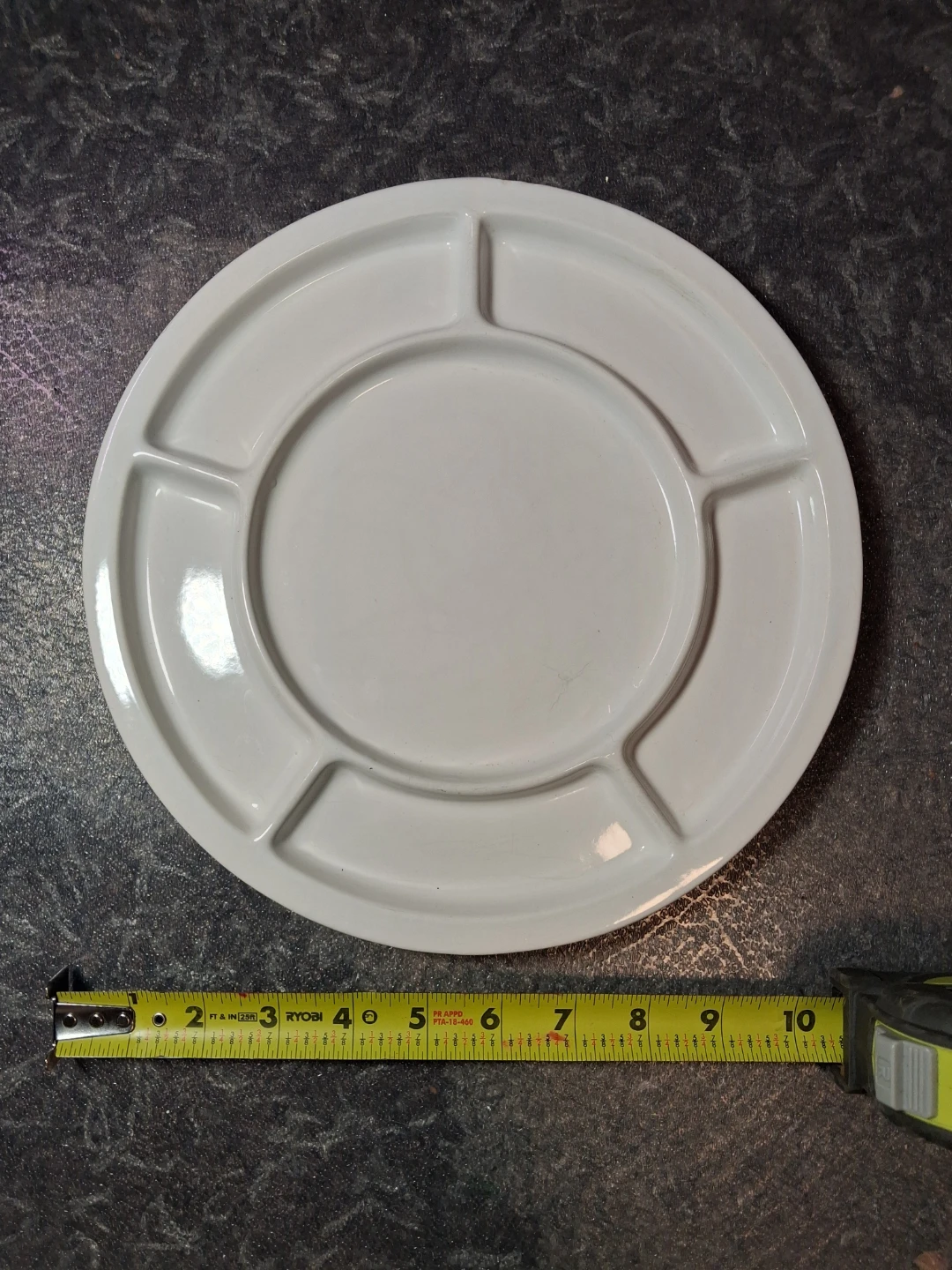 White Divided Serving Platter - photo 2
